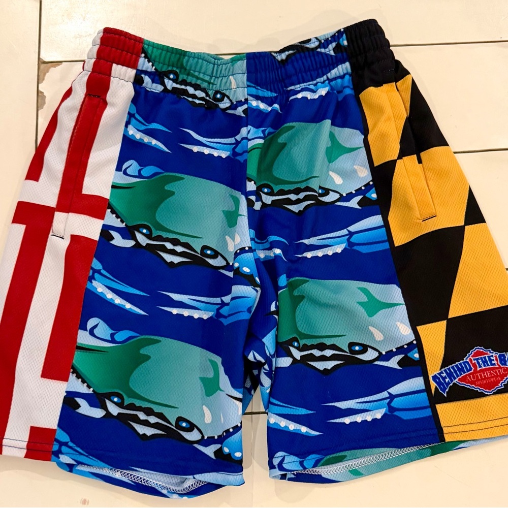 Maryland print Boys Lacrosse Shorts Youth Large